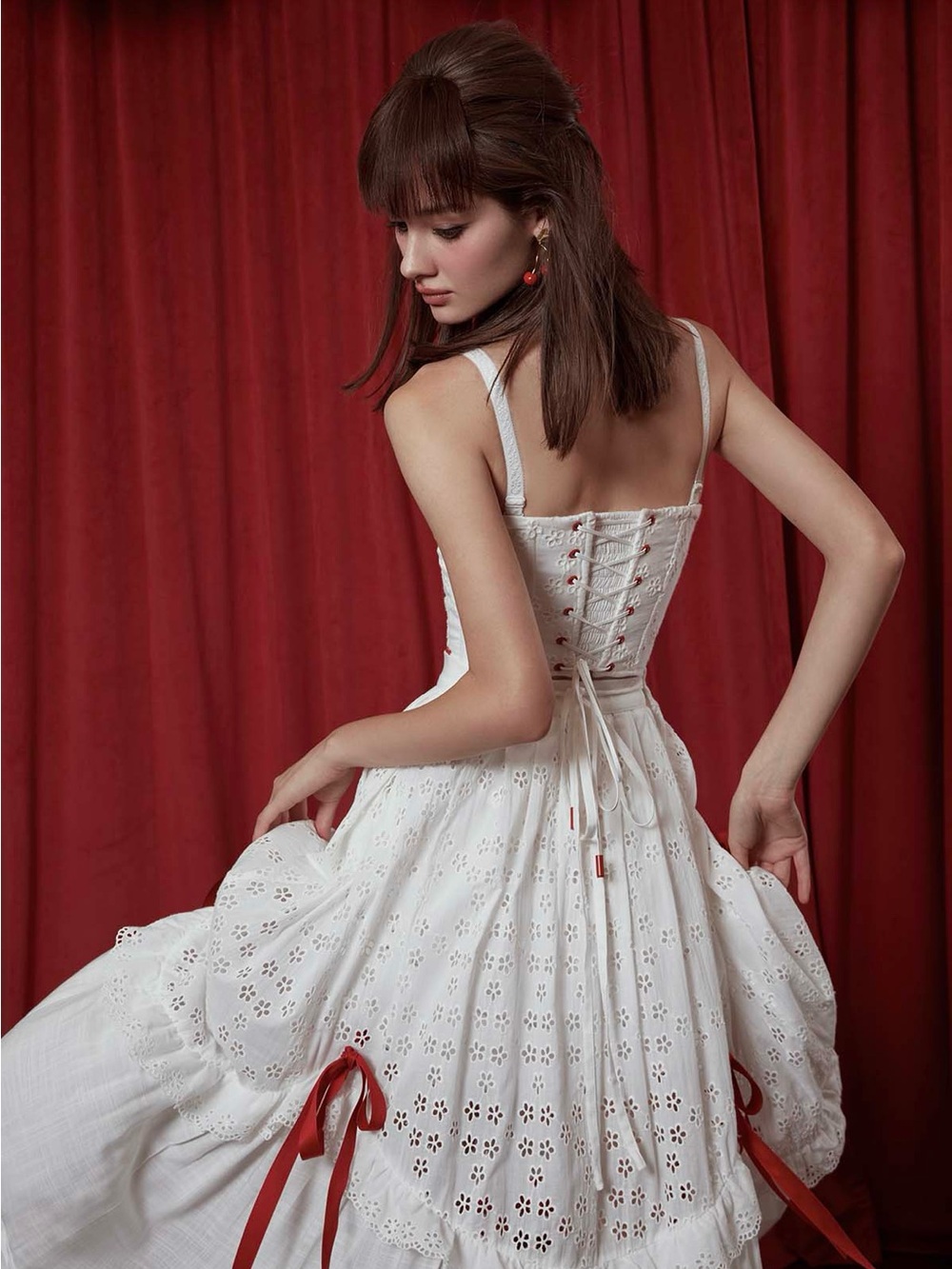 NEW LaceMade Red Ballroom Set - Picture 5 of 13